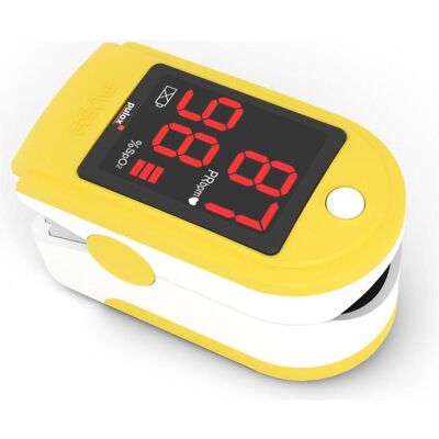 Pulox, Pulsoximeter + EKG, Pulsoximeter PO-100 Solo in gelb Pulox, Pulsoximeter + EKG, Pulsoximeter PO-100 Solo in gelb