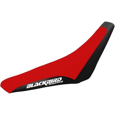 Blackbird, Motorrad Zubehör, SITZBEZUG YAMAHA TTR 600 '97–'05, KLASSISCHES LOGO, FARBE: ROT-SCHWARZ Blackbird, Motorrad Zubehör, SITZBEZUG YAMAHA TTR 600 '97–'05, KLASSISCHES LOGO, FARBE: ROT-SCHWARZ