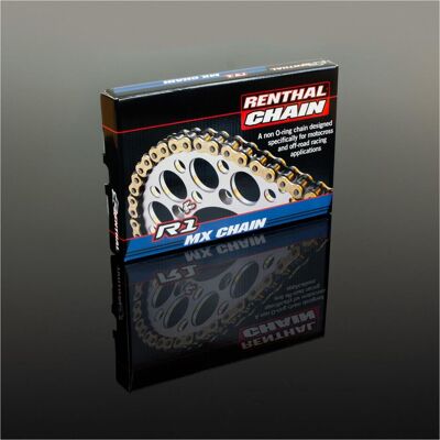 Renthal, Motorrad Zubehör, MX WORKS R1 Antriebskette 428-140L Glied Renthal, Motorrad Zubehör, MX WORKS R1 Antriebskette 428-140L Glied