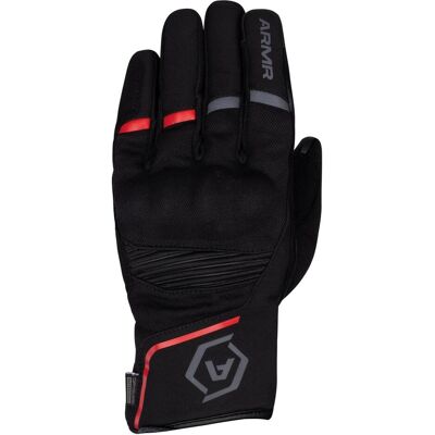 Armr, Motorradhandschuhe, Oxford Eyoshi 3.0 wasserdichte Herren Motorradhandschuhe, Schwarz/Rot, L (Herren, L) Armr, Motorradhandschuhe, Oxford Eyoshi 3.0 wasserdichte Herren Motorradhandschuhe, Schwarz/Rot, L (Herren, L)