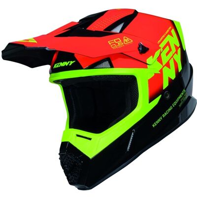 Kenny, Motorradhelm, Racing Helm Cross/Enduro-Strecke Grafik Focus Rot Farbe Rot/Schwarz/Gelb Grösse M (M) Kenny, Motorradhelm, Racing Helm Cross/Enduro-Strecke Grafik Focus Rot Farbe Rot/Schwarz/Gelb Grösse M (M)