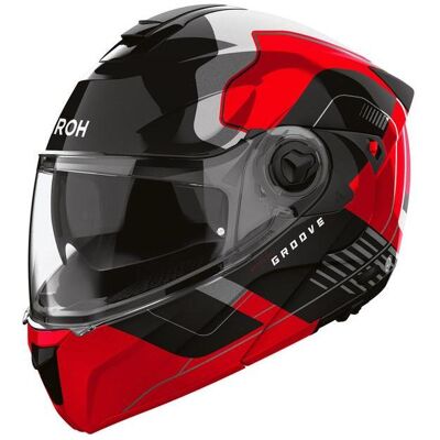 Airoh Specktre Groove Rot Hochglanz - Motorradhelm Airoh Specktre Groove Rot Hochglanz - Motorradhelm