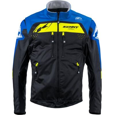 Kenny, Motorradjacke, Racing Adventure/Enduro Jacke, Softshell, Farbe: Blau, Schwarz/Blau/Gelb, Grösse: XXL (Herren, XXL) Kenny, Motorradjacke, Racing Adventure/Enduro Jacke, Softshell, Farbe: Blau, Schwarz/Blau/Gelb, Grösse: XXL (Herren, XXL)