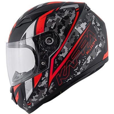 Kappa, Motorradhelm, HELMET KJ04 EVO PROX JUNIOR FITFACE COLOUR / BLACK / RED FLUO MATT GRÖSSE 54 / XL (ECE 22R06 (XL) Kappa, Motorradhelm, HELMET KJ04 EVO PROX JUNIOR FITFACE COLOUR / BLACK / RED FLUO MATT GRÖSSE 54 / XL (ECE 22R06 (XL)