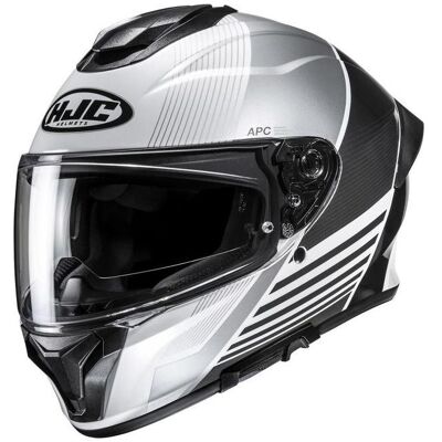 HJC, Motorradhelm, C71 Morix MC5 Integralhelm Schwarz / Weiss / Silber L (L, 58 - 59 cm) HJC, Motorradhelm, C71 Morix MC5 Integralhelm Schwarz / Weiss / Silber L (L, 58 - 59 cm)