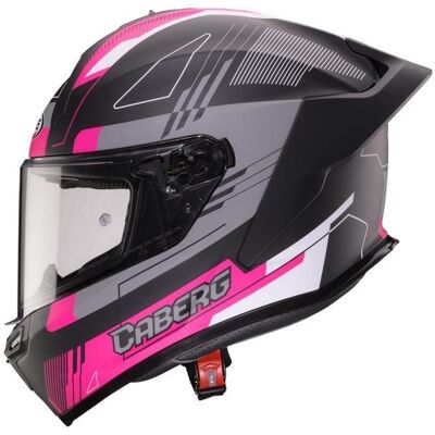Caberg, Motorradhelm, Integralhelm Roxter Colt, Farbe Matt Schwarz/Weiss/Fuchsia (Intensives Rosa), Grösse M (M) Caberg, Motorradhelm, Integralhelm Roxter Colt, Farbe Matt Schwarz/Weiss/Fuchsia (Intensives Rosa), Grösse M (M)