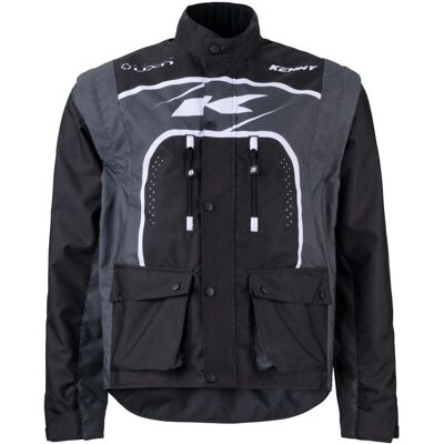 Kenny, Motorradjacke, Racing Adventure/Enduro Jacke, Track Grau, Schwarz/Grau, Grösse L (L) Kenny, Motorradjacke, Racing Adventure/Enduro Jacke, Track Grau, Schwarz/Grau, Grösse L (L)