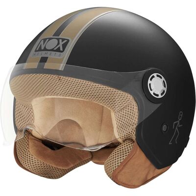 Nox N210 Evo Schwarz XL - Motorradhelm Nox N210 Evo Schwarz XL - Motorradhelm