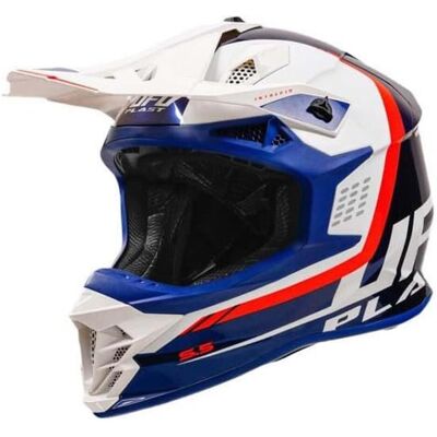 Ufo Plast, Motorradhelm, INTREPID helm blauw/wit S (S, 55 - 56 cm) Ufo Plast, Motorradhelm, INTREPID helm blauw/wit S (S, 55 - 56 cm)