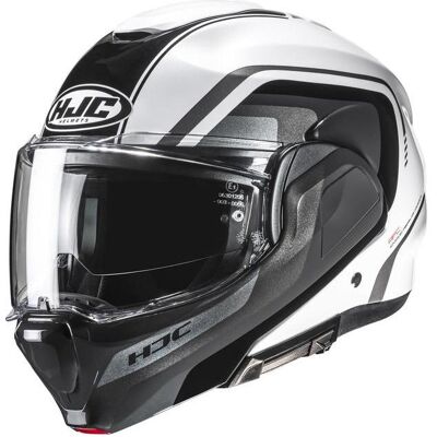 HJC, Motorradhelm Zubehör, F100 Reff Motorradhelm Grau Weiss HJC, Motorradhelm Zubehör, F100 Reff Motorradhelm Grau Weiss