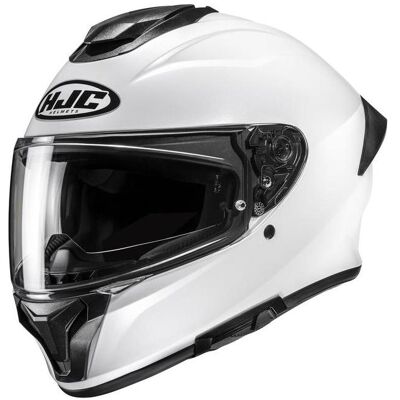 HJC, Motorradhelm, C71 Solid Integralhelm Weiss L (L, 58 - 59 cm) HJC, Motorradhelm, C71 Solid Integralhelm Weiss L (L, 58 - 59 cm)