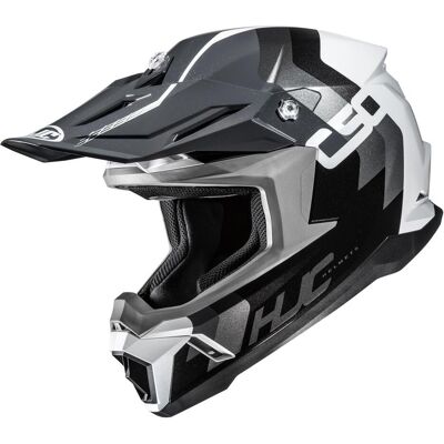 HJC, Motorradhelm, C50 Primal MC5 Crosshelm Weiss / Grau / Schwarz L (L, 59 - 60 cm) HJC, Motorradhelm, C50 Primal MC5 Crosshelm Weiss / Grau / Schwarz L (L, 59 - 60 cm)