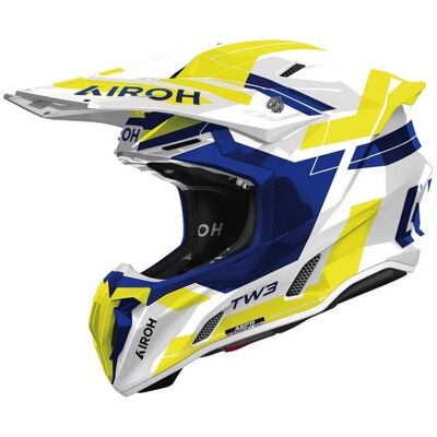 Airoh, Motorradhelm, Twist 3 Dynasty Blau-Gelb Glänzender Motorradhelm (L) Airoh, Motorradhelm, Twist 3 Dynasty Blau-Gelb Glänzender Motorradhelm (L)