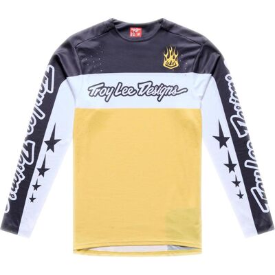 Troy Lee Designs, Herren, Velotrikot, Sprint Pro Jersey, YO Moto, butter, M (M), Gelb, M Troy Lee Designs, Herren, Velotrikot, Sprint Pro Jersey, YO Moto, butter, M (M), Gelb, M