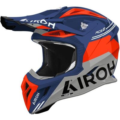 Airoh, Motorradhelm, Aviator Ace 2 Fury Cerulean Gloss Motorradhelm (M) Airoh, Motorradhelm, Aviator Ace 2 Fury Cerulean Gloss Motorradhelm (M)