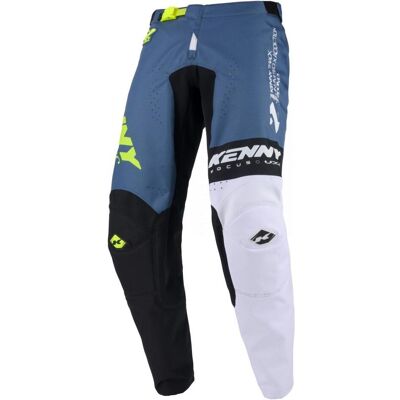 Kenny, Motorradhose, Rennhose Cross/Enduro, Modell Track Zoom, Farbe Petrol, Blau/Schwarz/Gelb/Weiss, Grösse XS (28) (28, XS) Kenny, Motorradhose, Rennhose Cross/Enduro, Modell Track Zoom, Farbe Petrol, Blau/Schwarz/Gelb/Weiss, Grösse XS (28) (28, XS)
