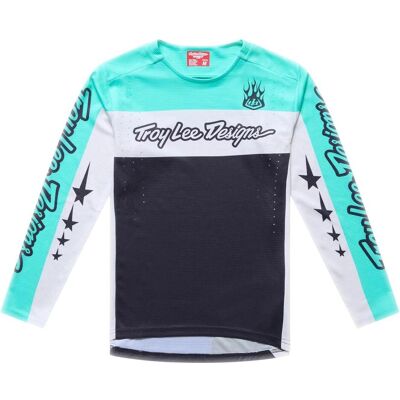 Troy Lee Designs, Jungen, Velotrikot, Sprint Pro Jersey, YO Moto, carbon, youth L (L), Schwarz, Grau, L Troy Lee Designs, Jungen, Velotrikot, Sprint Pro Jersey, YO Moto, carbon, youth L (L), Schwarz, Grau, L