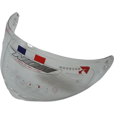 Nox, Motorradhelm Zubehör, Werbeteile Visier/Linse/Glas für Helm N968 Transparente Farbe (Klar) Nox, Motorradhelm Zubehör, Werbeteile Visier/Linse/Glas für Helm N968 Transparente Farbe (Klar)