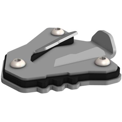 CrossPro, Motorrad Zubehör, Neue Seitenständerverlängerung Cf Moto Mt 450 '24 Silber/Schwarz CrossPro, Motorrad Zubehör, Neue Seitenständerverlängerung Cf Moto Mt 450 '24 Silber/Schwarz