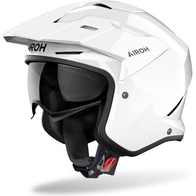 Airoh, Motorradhelm, Kombakt Color Weiss glänzend Motorradhelm (S) Airoh, Motorradhelm, Kombakt Color Weiss glänzend Motorradhelm (S)
