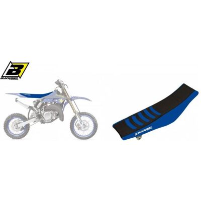 Blackbird, Motorrad Zubehör, Sitzbezug für Yamaha YZ 65 (2019–2022), Doppelgriff, 3-farbig, Blau/Schwarz Blackbird, Motorrad Zubehör, Sitzbezug für Yamaha YZ 65 (2019–2022), Doppelgriff, 3-farbig, Blau/Schwarz