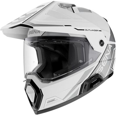 Sena, Motorradhelm, Outlander Adventure-Helm Weiss S (S, 55 - 56 cm) Sena, Motorradhelm, Outlander Adventure-Helm Weiss S (S, 55 - 56 cm)
