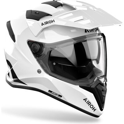 Airoh, Motorradhelm, Bandit Color Weiss glänzender Motorradhelm (S) Airoh, Motorradhelm, Bandit Color Weiss glänzender Motorradhelm (S)