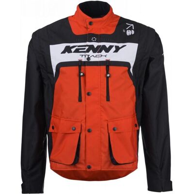 Kenny, Motorradjacke, Racing Adventure/Enduro Jacke Track Orange Farbe Schwarz/Orange/Weiss Grösse L (Herren, L) Kenny, Motorradjacke, Racing Adventure/Enduro Jacke Track Orange Farbe Schwarz/Orange/Weiss Grösse L (Herren, L)
