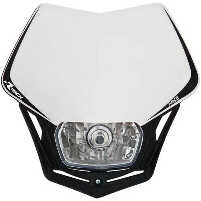 Racetech, Motorrad Zubehör, (Rtech) V-Face-Scheinwerfer Weiss/Schwarz Racetech, Motorrad Zubehör, (Rtech) V-Face-Scheinwerfer Weiss/Schwarz
