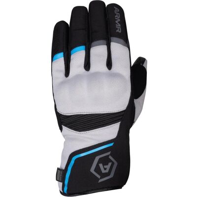Armr, Motorradhandschuhe, Eyoshi 3.0 wasserdichte Herren Motorradhandschuhe, Schwarz/Hellgrau/Blau, M (Herren, M) Armr, Motorradhandschuhe, Eyoshi 3.0 wasserdichte Herren Motorradhandschuhe, Schwarz/Hellgrau/Blau, M (Herren, M)
