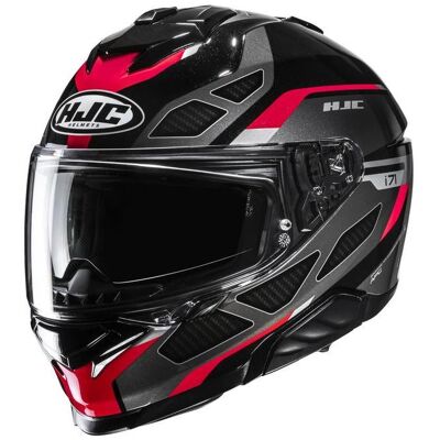 HJC, Motorradhelm, i71 Zest MC1 Integralhelm Grau / Rot / Schwarz S (S, 55 - 56 cm) HJC, Motorradhelm, i71 Zest MC1 Integralhelm Grau / Rot / Schwarz S (S, 55 - 56 cm)