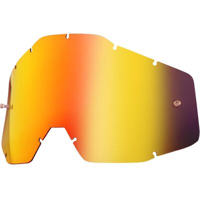 100%, Motorradhelm Zubehör, Ersatzlinse RC2/AC2/ST2 - gold 100%, Motorradhelm Zubehör, Ersatzlinse RC2/AC2/ST2 - gold