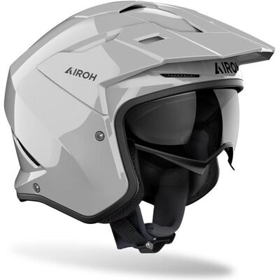 Airoh, Motorradhelm Zubehör, Kombakt Color Dunkelgrau glänzender Motorradhelm Airoh, Motorradhelm Zubehör, Kombakt Color Dunkelgrau glänzender Motorradhelm