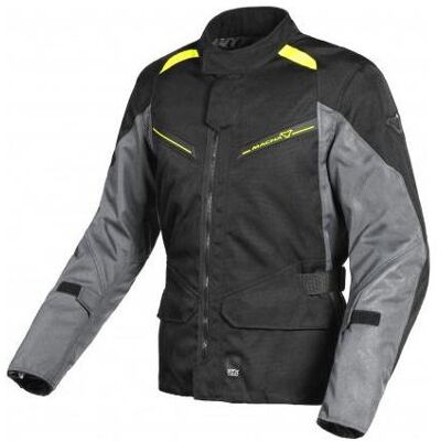 Macna, Motorradjacke, Sale Murano Motorradjacke Schwarz/Dunkelgrau/Neubeugelb Grösse M (Herren, M) Macna, Motorradjacke, Sale Murano Motorradjacke Schwarz/Dunkelgrau/Neubeugelb Grösse M (Herren, M)