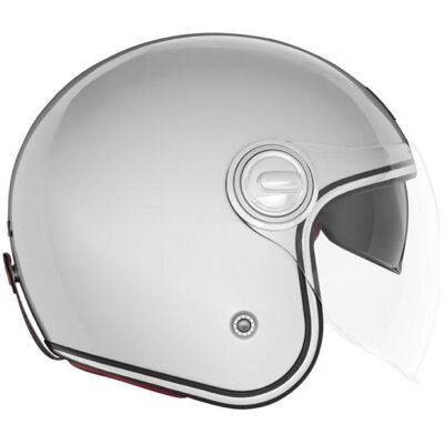 Nox, Motorradhelm, Nox-Aktion: Premium-Jet-Helm, Jet Heritage, Einfarbig, Silber, Grösse XL (XL) Nox, Motorradhelm, Nox-Aktion: Premium-Jet-Helm, Jet Heritage, Einfarbig, Silber, Grösse XL (XL)