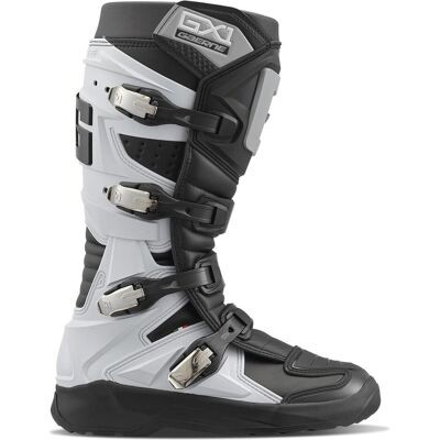 Gaerne, Motorradschuhe, Cross/Enduro-Schuhe Modell Gx-1 Evo Schwarz/Weiss/Grau Farbe Schwarz/Weiss/Grau Grösse 44 (44) Gaerne, Motorradschuhe, Cross/Enduro-Schuhe Modell Gx-1 Evo Schwarz/Weiss/Grau Farbe Schwarz/Weiss/Grau Grösse 44 (44)
