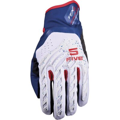 Five, Motorradhandschuhe, TFX5 Handschuh grau-blau-rot XXL (Herren, XXL) Five, Motorradhandschuhe, TFX5 Handschuh grau-blau-rot XXL (Herren, XXL)