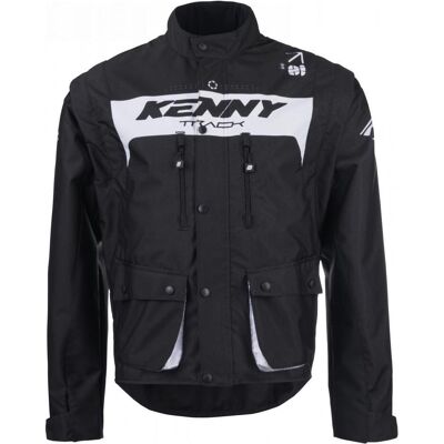 Kenny, Motorradjacke, Racing Adventure/Enduro Jacke Track Schwarz/Weiss Grösse XL (Herren, XL) Kenny, Motorradjacke, Racing Adventure/Enduro Jacke Track Schwarz/Weiss Grösse XL (Herren, XL)