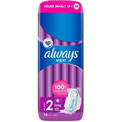 Always, Binden, Maxi (14x) Always, Binden, Maxi (14x)