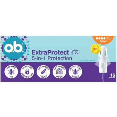 o.b., Tampons, OB Tampons ExtraProtect Super (16x) o.b., Tampons, OB Tampons ExtraProtect Super (16x)