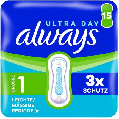 Always, Binden, Ultra Normal Gr 1 (15x) Always, Binden, Ultra Normal Gr 1 (15x)