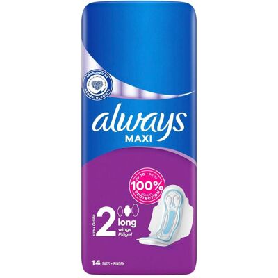 Always, Binden, Maxi (14x) Always, Binden, Maxi (14x)