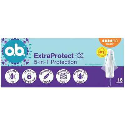 o.b., Tampons, OB Tampons ExtraProtect Super (16x) o.b., Tampons, OB Tampons ExtraProtect Super (16x)