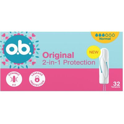 o.b., Tampons, OB Tampons Original Normal 32 (32x, Normal) o.b., Tampons, OB Tampons Original Normal 32 (32x, Normal)