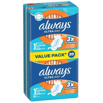 Always, Binden, Ultra Normal Plus - 10er Pack (10x) Always, Binden, Ultra Normal Plus - 10er Pack (10x)