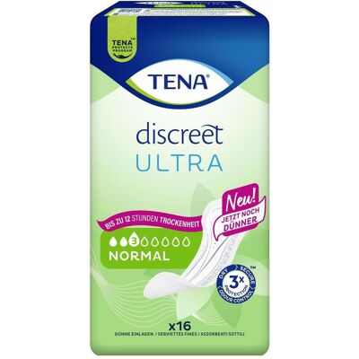 Tena, Inkontinenzhygiene, Discreet Ultra Einl.Norm.16St (16x, Normal) Tena, Inkontinenzhygiene, Discreet Ultra Einl.Norm.16St (16x, Normal)