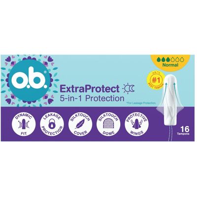 o.b., Tampons, OB Tampons ExtraProtect Normal (16x, Normal) o.b., Tampons, OB Tampons ExtraProtect Normal (16x, Normal)