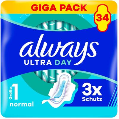 Always, Binden, Ultra Day (34x) Always, Binden, Ultra Day (34x)
