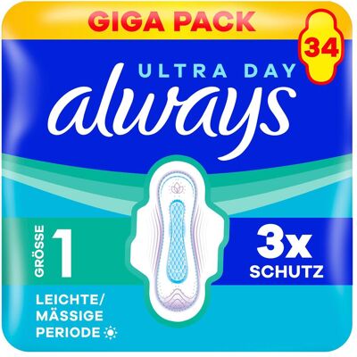 Always, Binden, Ultra Norm.Fl Gr 1 Gp (34x) Always, Binden, Ultra Norm.Fl Gr 1 Gp (34x)