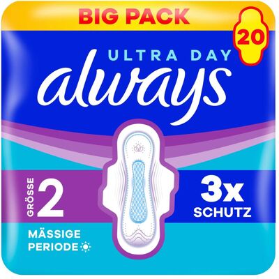Always, Binden, Ultra Day (20x) Always, Binden, Ultra Day (20x)